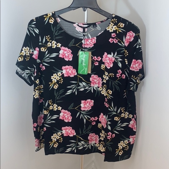 New Vero Moda Plus Size Floral Blouse Size 18W - Picture 6 of 15